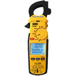 True-RMS Dual Display 600A Clamp Meter w/ DC Amps & Differential Temperature